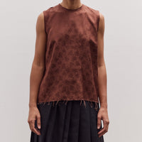 Normal Top, Brown Flowers
