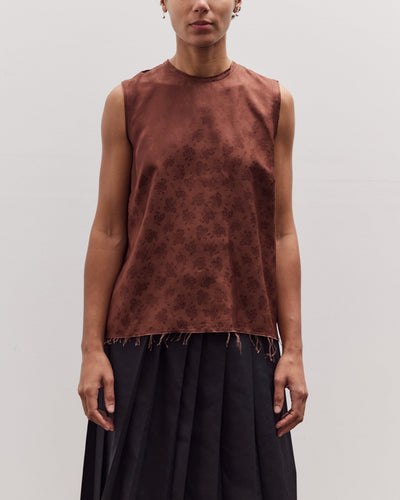 Normal Top, Brown Flowers