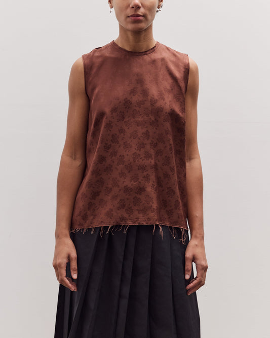 Normal Top, Brown Flowers