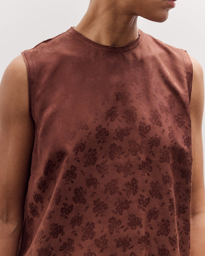Normal Top, Brown Flowers