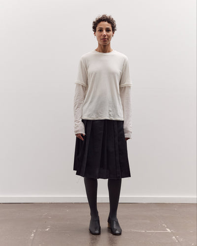 Pleat Skirt, Brown
