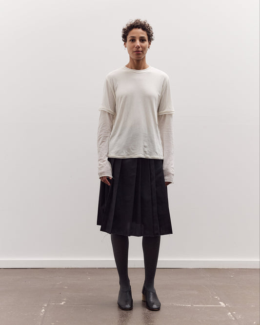 Pleat Skirt, Brown