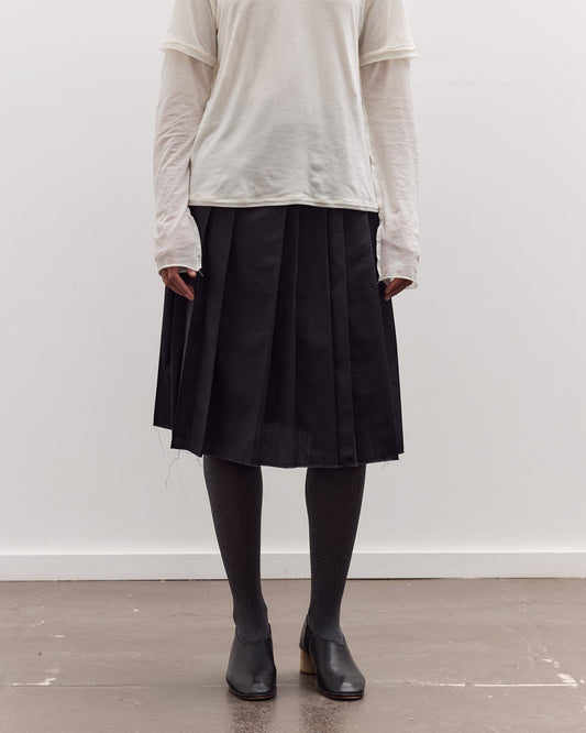 Pleat Skirt, Brown