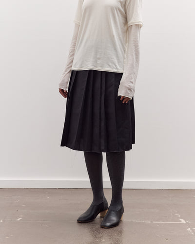 Pleat Skirt, Brown