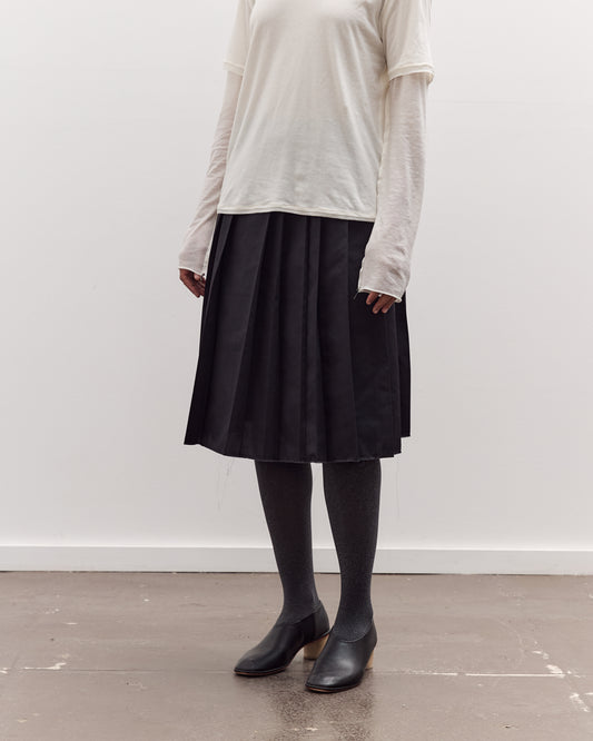 Pleat Skirt, Brown