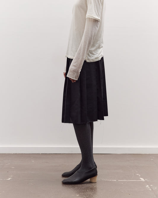 Pleat Skirt, Brown