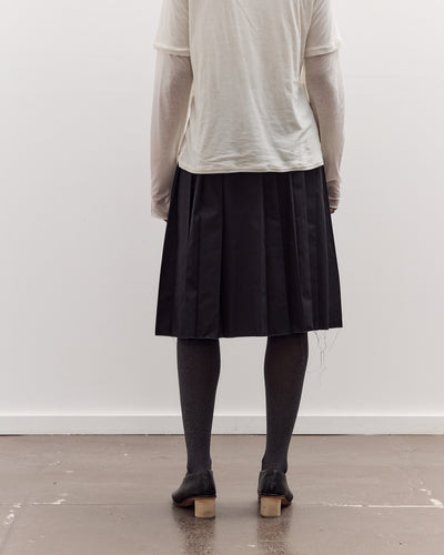 Pleat Skirt, Brown