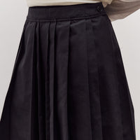Pleat Skirt, Brown