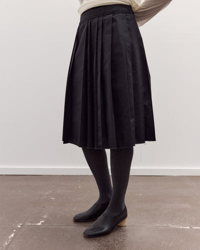 Pleat Skirt, Brown