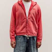 Camiel Fortgens Fitted Zip Hoodie Unisex, Red Sunfade