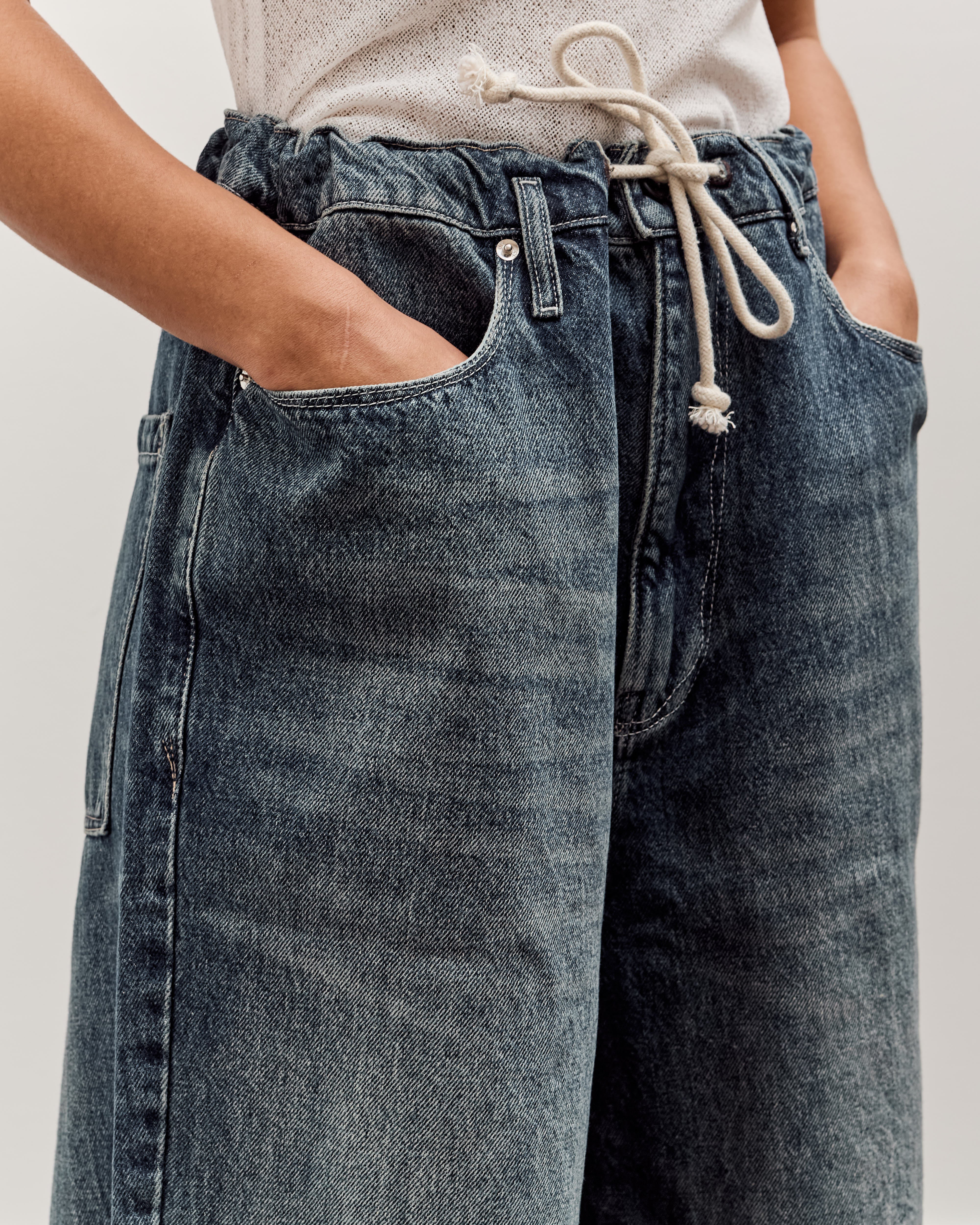 Camiel Fortgens Big Shorts, Vintage Wash – Glasswing