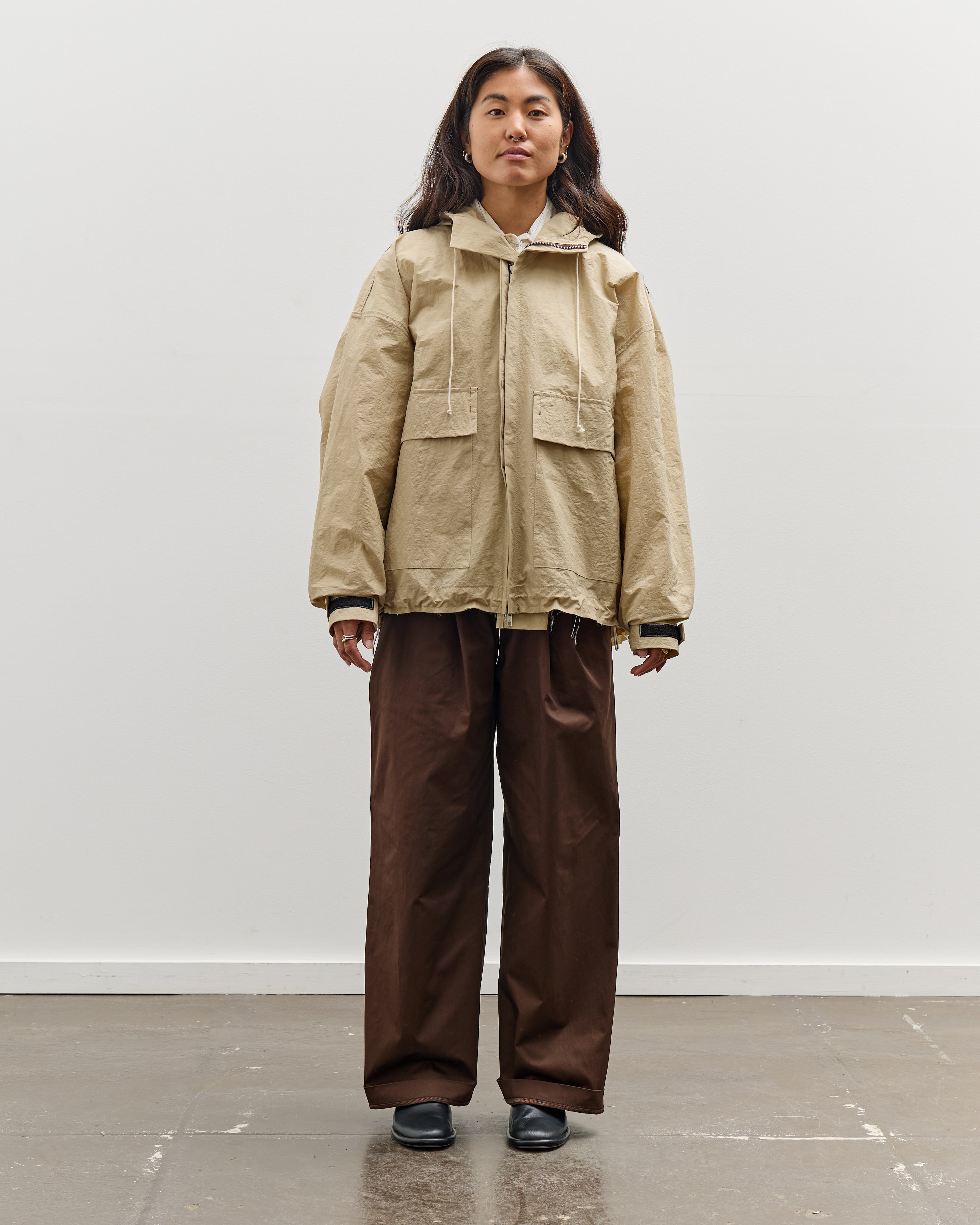 Camiel Fortgens Cropped Outdoor Jacket, Sand – Glasswing