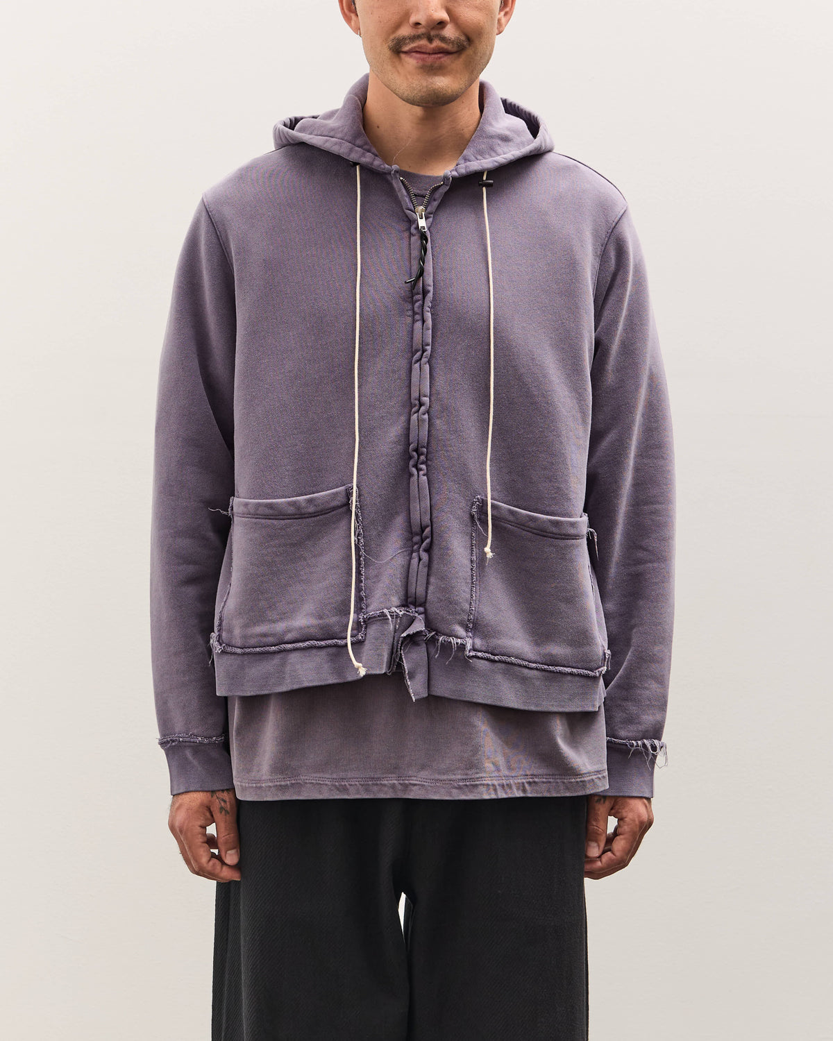 Camiel Fortgens Fitted Zip Hoodie Unisex, Dark Purple – Glasswing