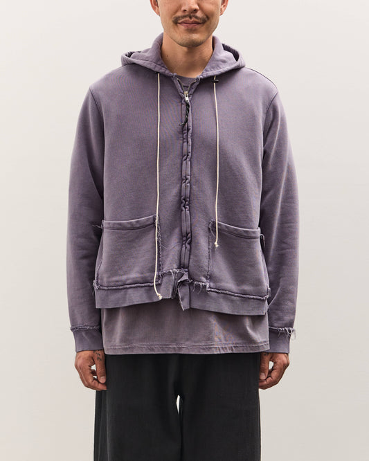 Camiel Fortgens Fitted Zip Hoodie Unisex, Dark Purple