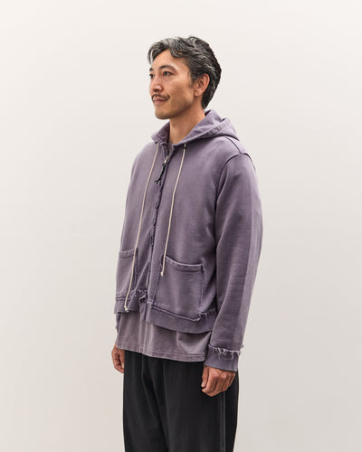 Camiel Fortgens Fitted Zip Hoodie Unisex, Dark Purple