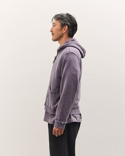 Camiel Fortgens Fitted Zip Hoodie Unisex, Dark Purple