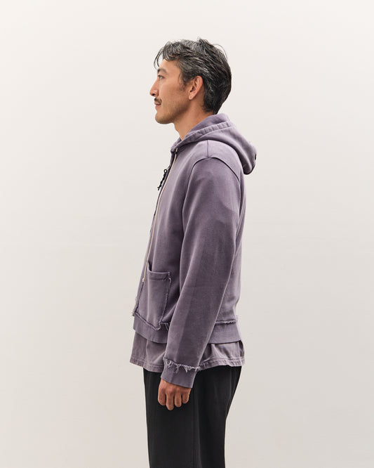 Camiel Fortgens Fitted Zip Hoodie Unisex, Dark Purple