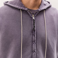 Camiel Fortgens Fitted Zip Hoodie Unisex, Dark Purple