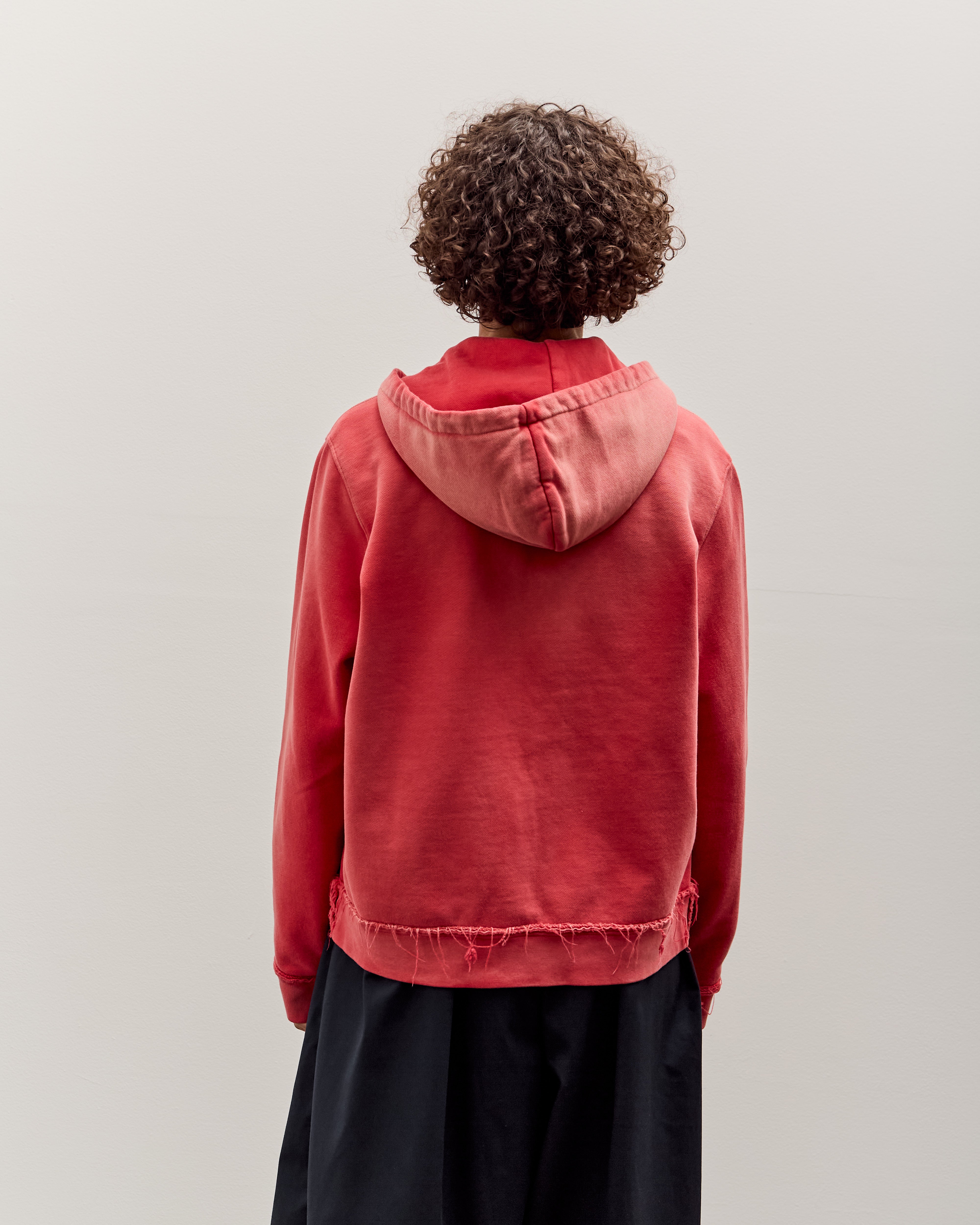 Camiel Fortgens Fitted Zip Hoodie, Red Sunfade – Glasswing