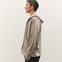 Camiel Fortgens Fitted Zip Hoodie Unisex, Taupe
