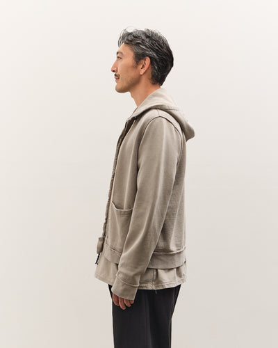 Camiel Fortgens Fitted Zip Hoodie Unisex, Taupe