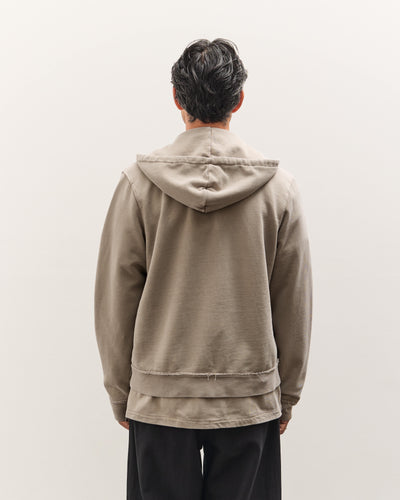 Camiel Fortgens Fitted Zip Hoodie Unisex, Taupe