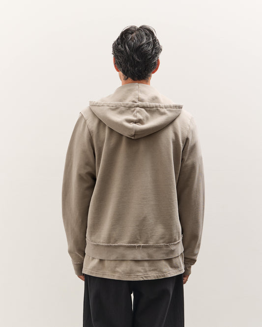 Camiel Fortgens Fitted Zip Hoodie Unisex, Taupe