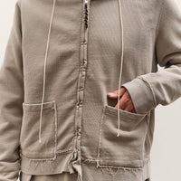 Camiel Fortgens Fitted Zip Hoodie Unisex, Taupe