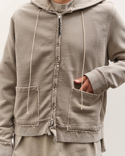 Camiel Fortgens Fitted Zip Hoodie Unisex, Taupe