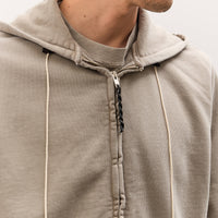 Camiel Fortgens Fitted Zip Hoodie Unisex, Taupe