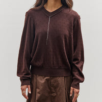 Camiel Fortgens Frankenstein V Neck, Brown