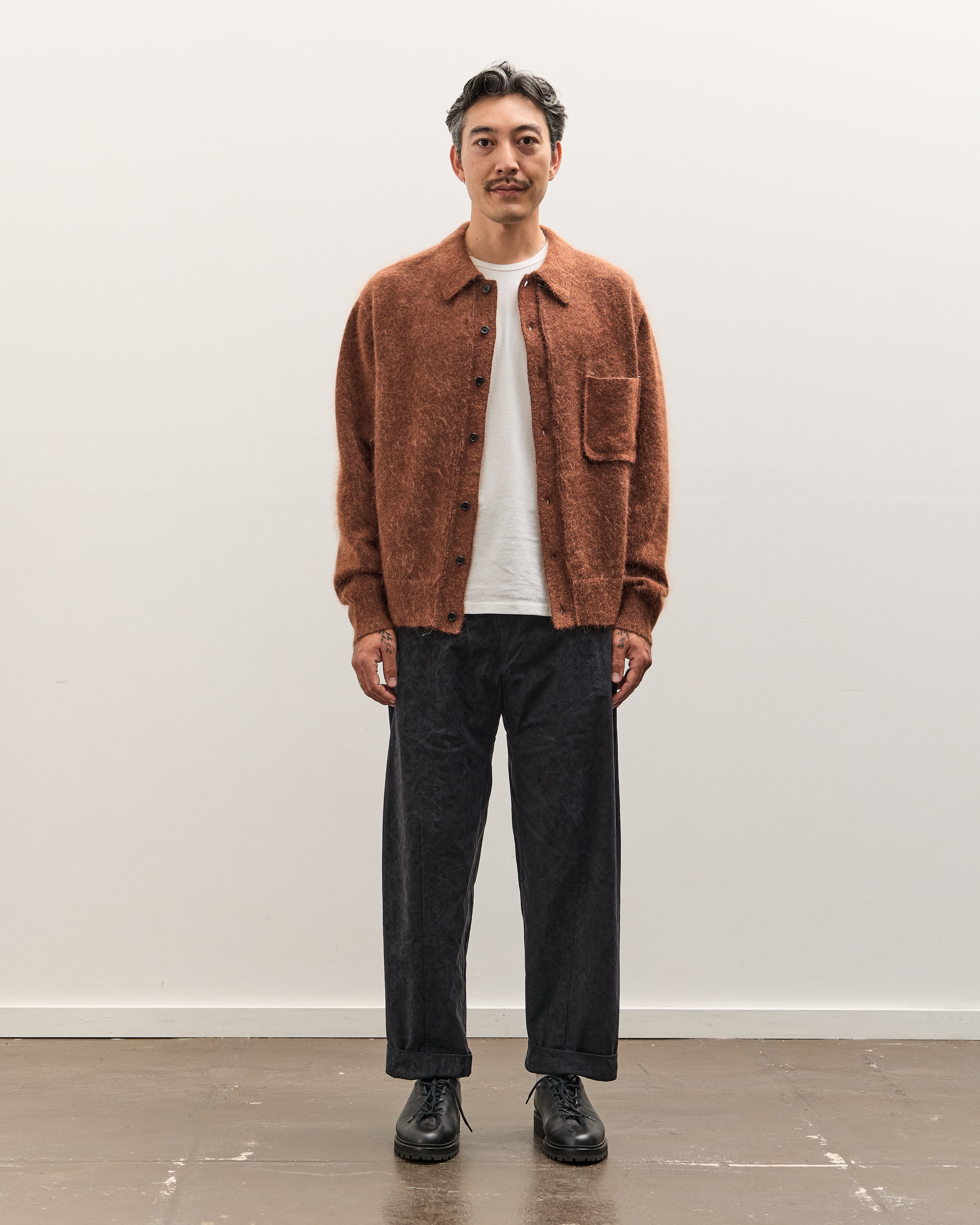 Camiel Fortgens Hairy Cardigan Unisex, Brown – Glasswing