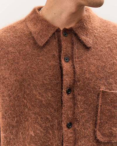 Camiel Fortgens Hairy Cardigan Unisex, Brown