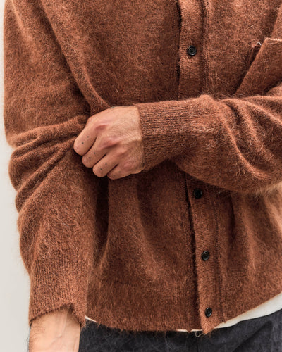 Camiel Fortgens Hairy Cardigan Unisex, Brown