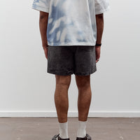 Camiel Fortgens Knee Shorts, Black Vintage Wash