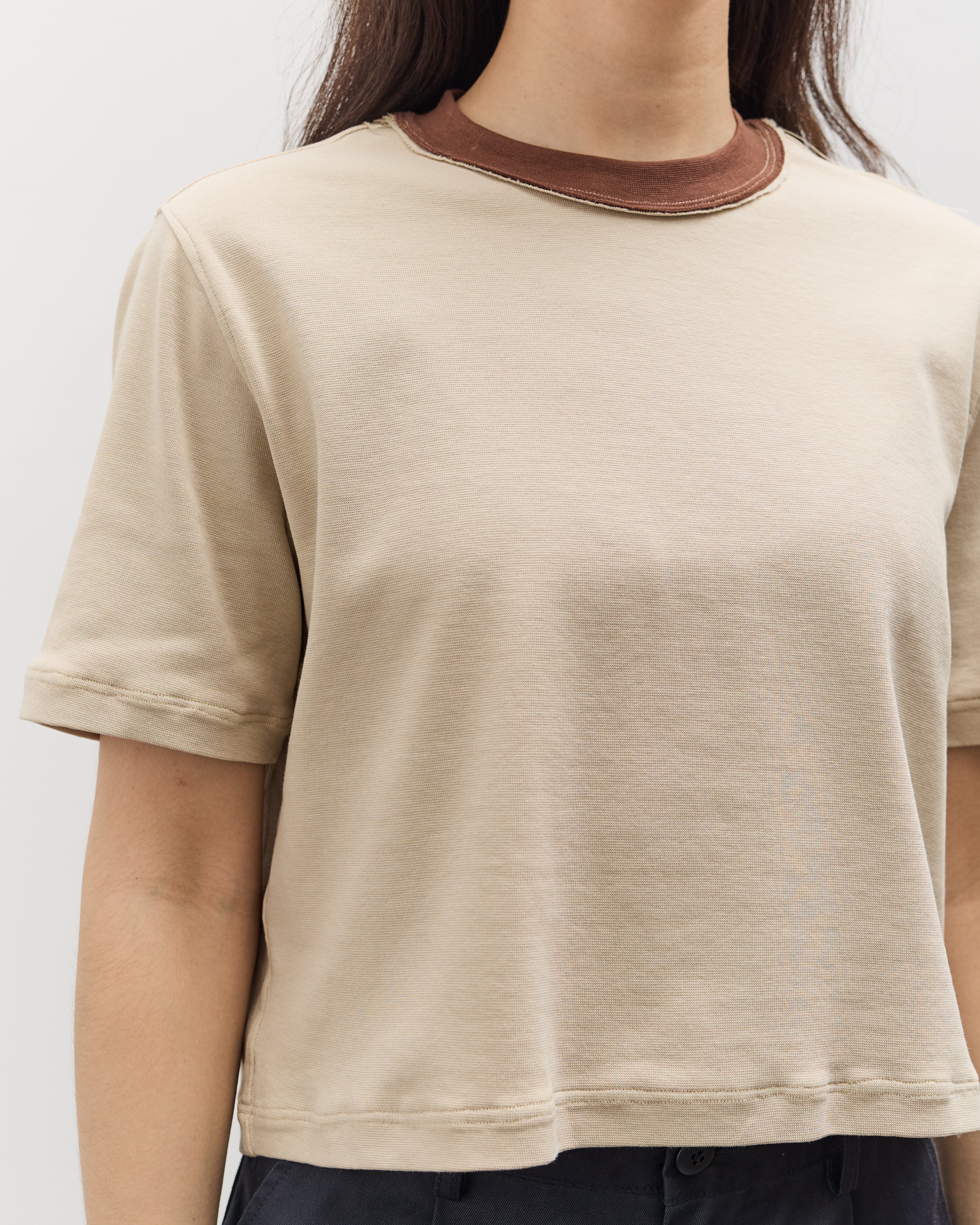 Camiel Fortgens Normal Tee, Sand/Brown – Glasswing