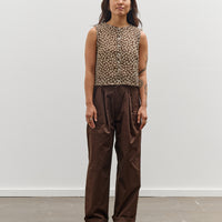 Camiel Fortgens Square Top, Brown / White Flower