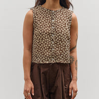 Camiel Fortgens Square Top, Brown / White Flower