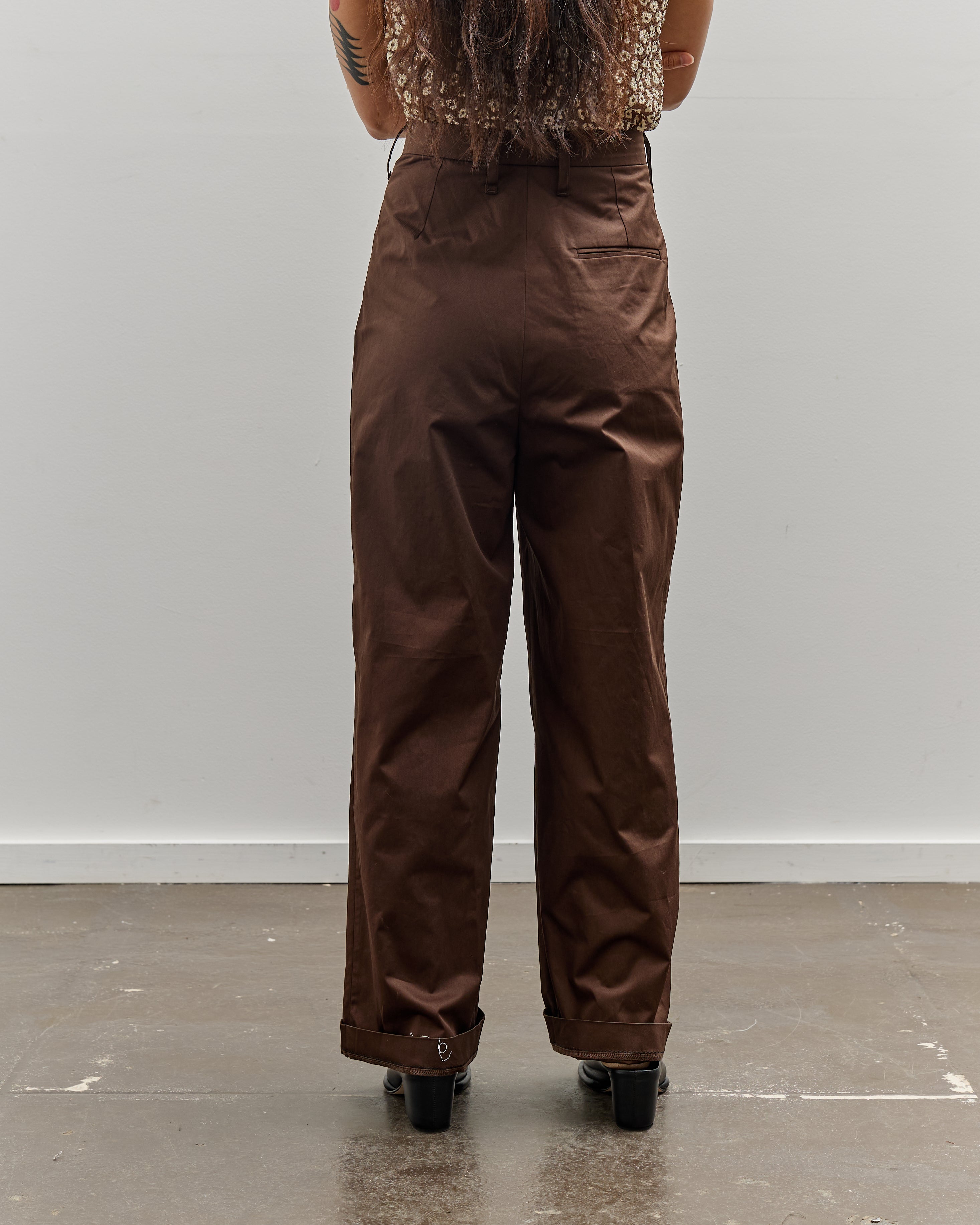 Camiel Fortgens Suit Pants, Brown – Glasswing