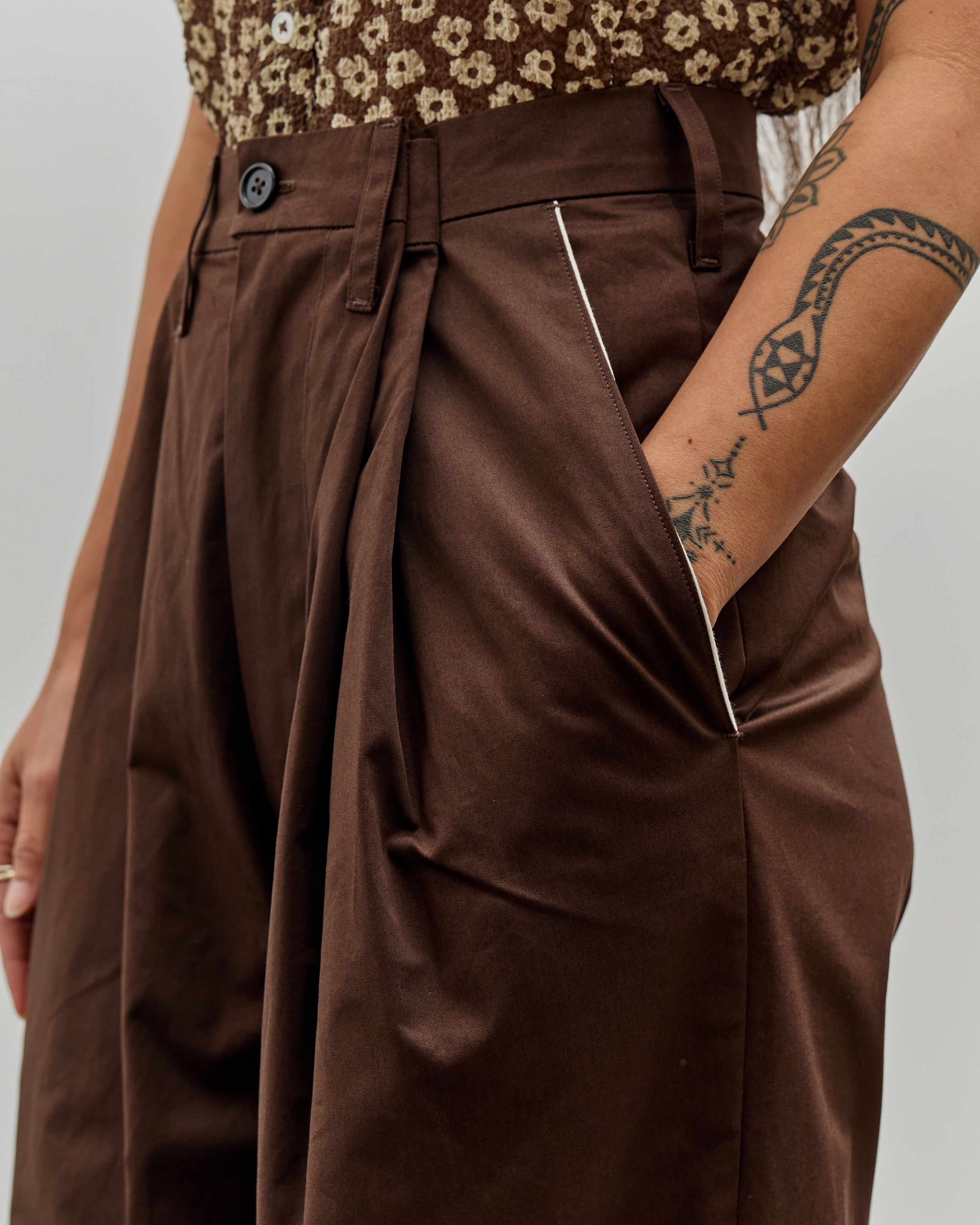 Camiel Fortgens Suit Pants, Brown – Glasswing
