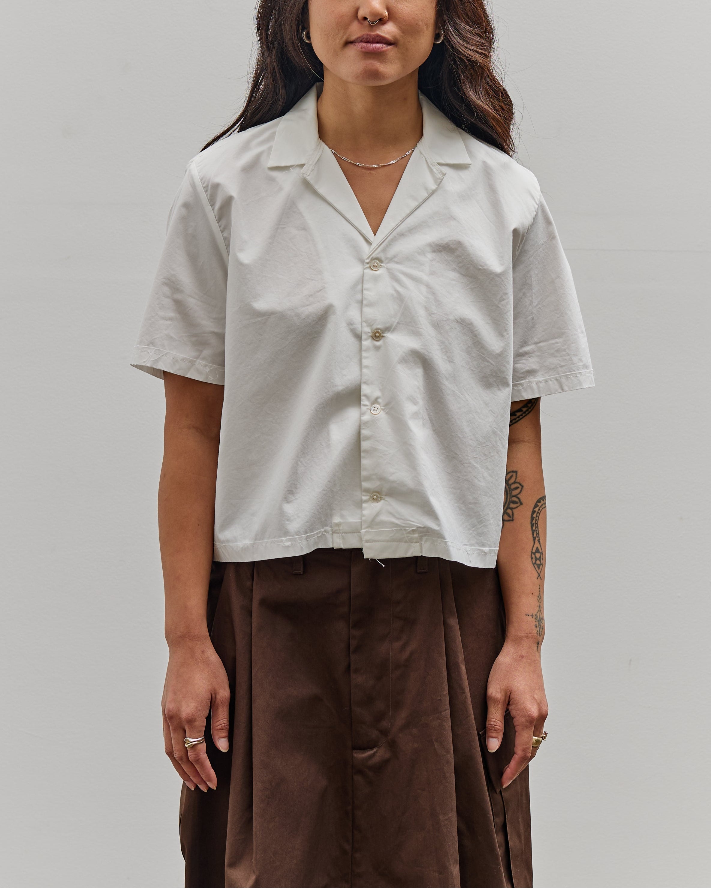 Camiel Fortgens Tailored School Shirt, Off White – Glasswing