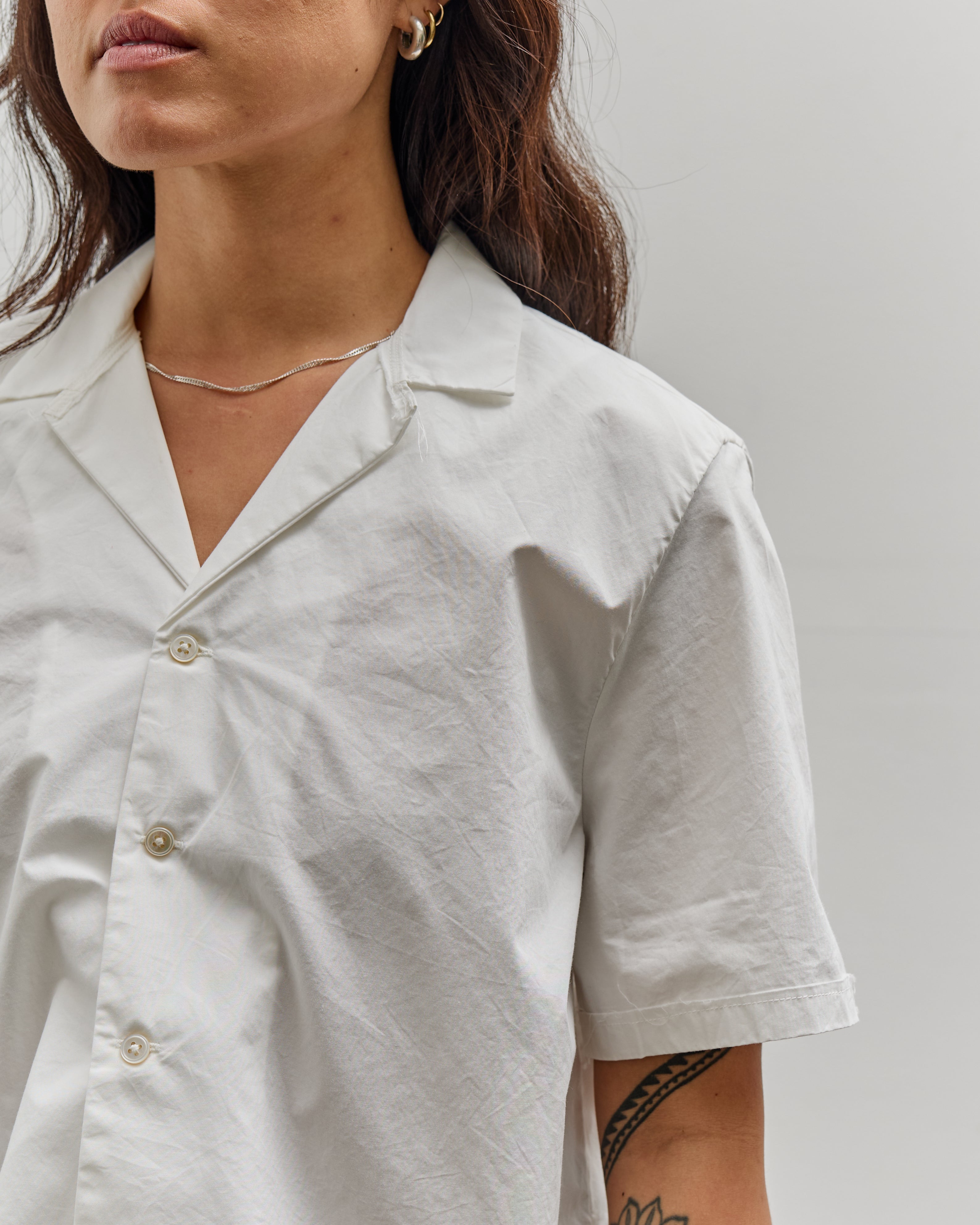 Camiel Fortgens Tailored School Shirt, Off White – Glasswing