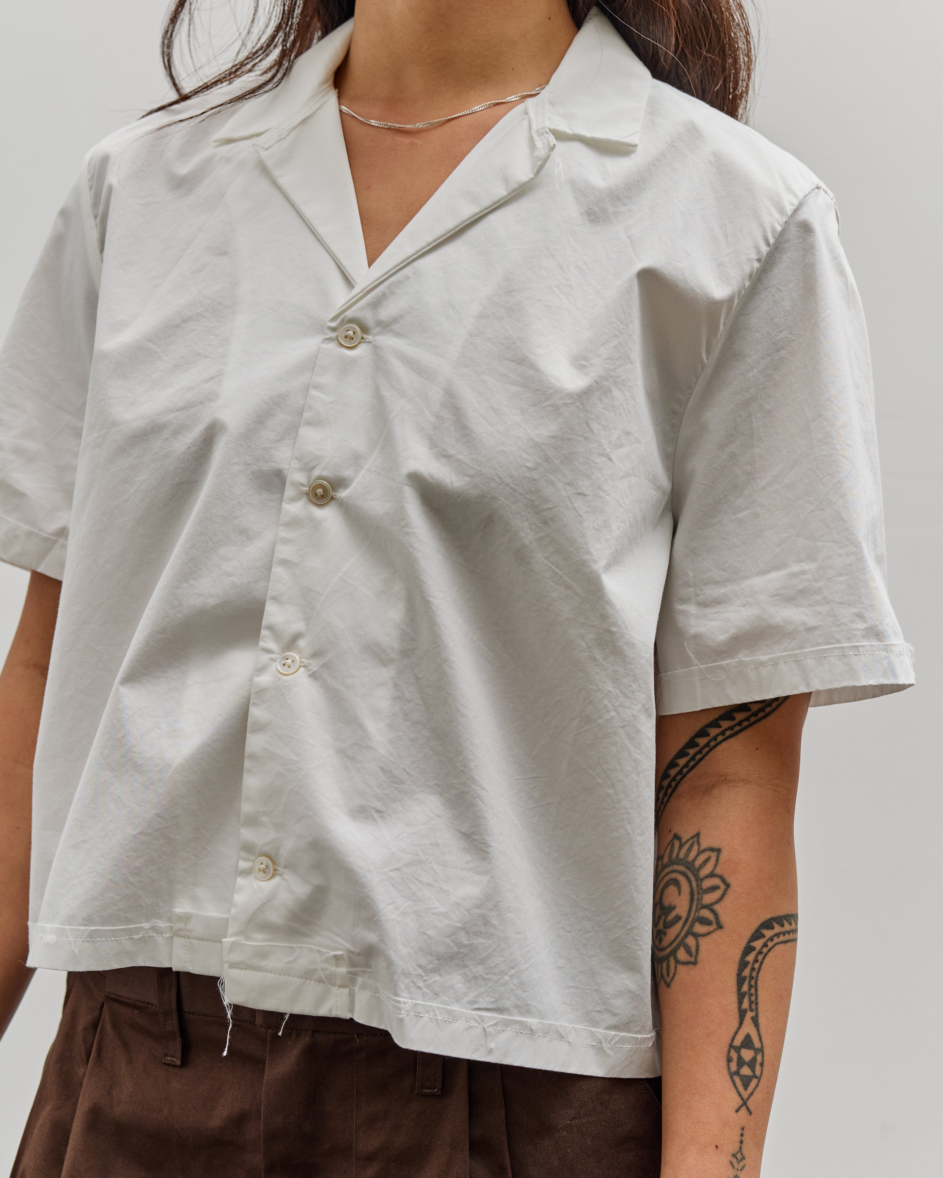 Camiel Fortgens Tailored School Shirt, Off White – Glasswing