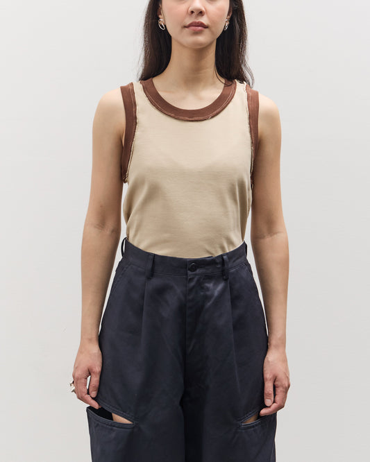 Camiel Fortgens Tank Top, Sand/Brown