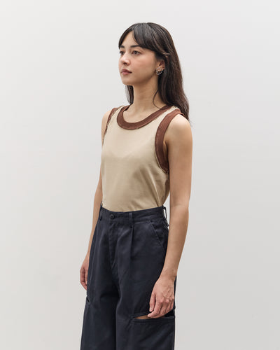 Camiel Fortgens Tank Top, Sand/Brown