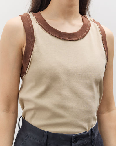 Camiel Fortgens Tank Top, Sand/Brown