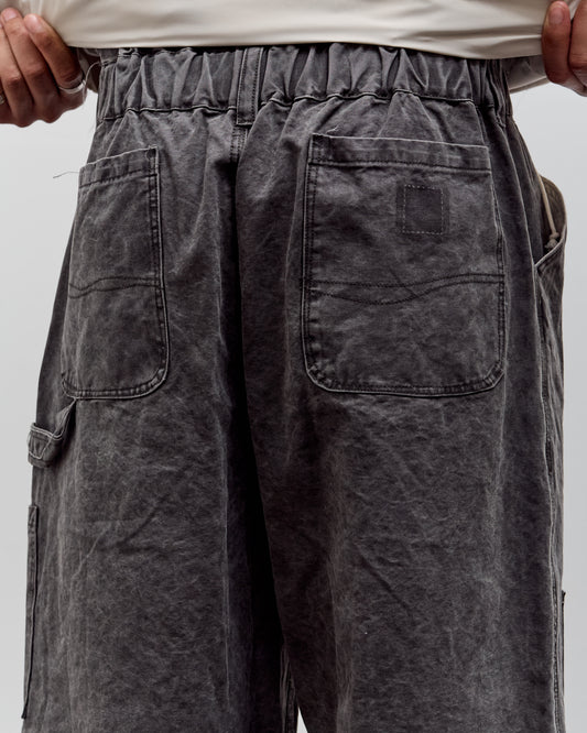 Camiel Fortgens Topless Overalls, Black Vintage Wash