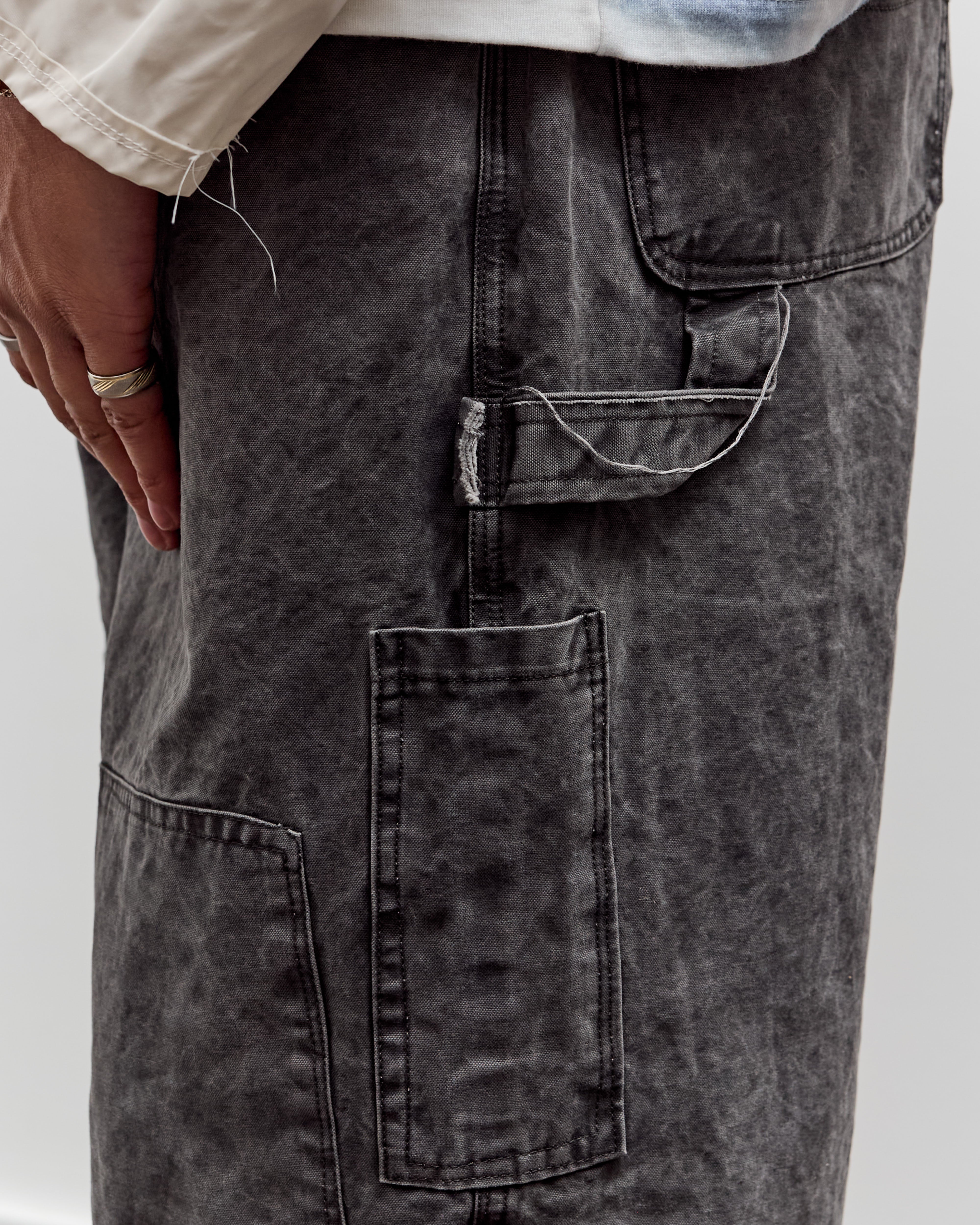 Camiel Fortgens Topless Overalls, Black Vintage Wash – Glasswing
