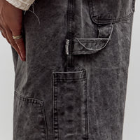 Camiel Fortgens Topless Overalls, Black Vintage Wash