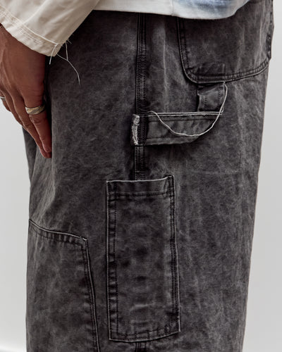 Camiel Fortgens Topless Overalls, Black Vintage Wash